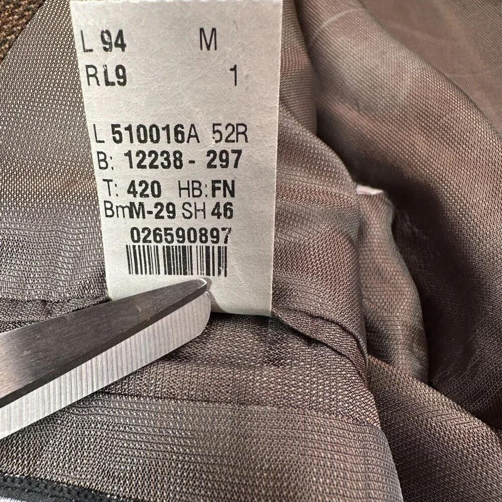Ralph Lauren Houndstooth Sport Coat Mens Blazer Jacket Lambswool Single Breasted